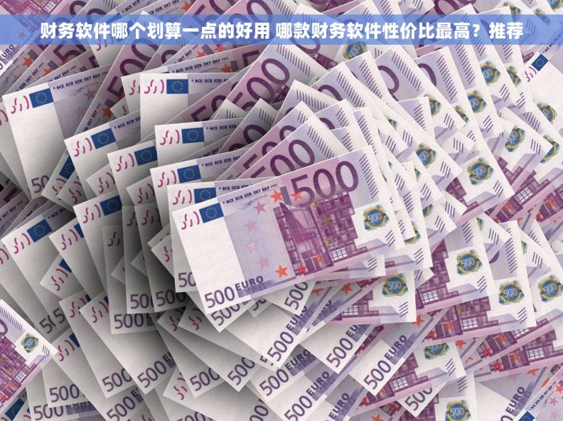 财务软件哪个划算一点的好用 哪款财务软件性价比最高？推荐
