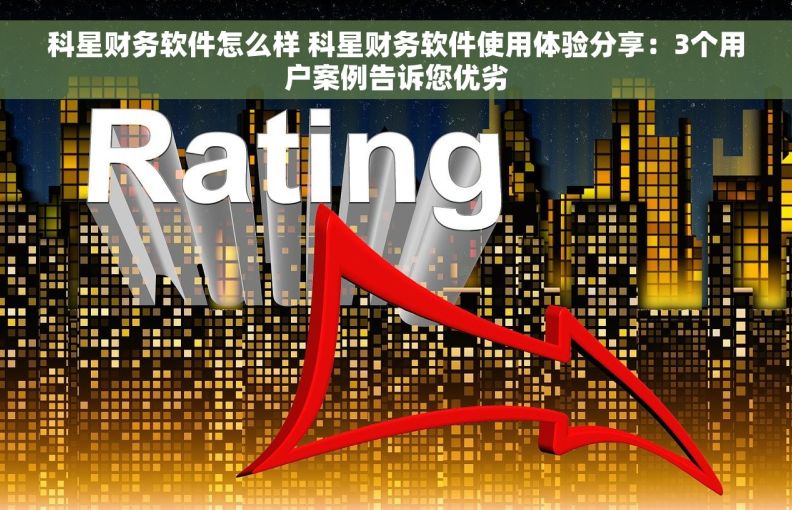 科星财务软件怎么样 科星财务软件使用体验分享：3个用户案例告诉您优劣