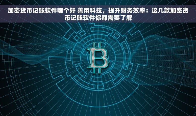 加密货币记账软件哪个好 善用科技，提升财务效率：这几款加密货币记账软件你都需要了解