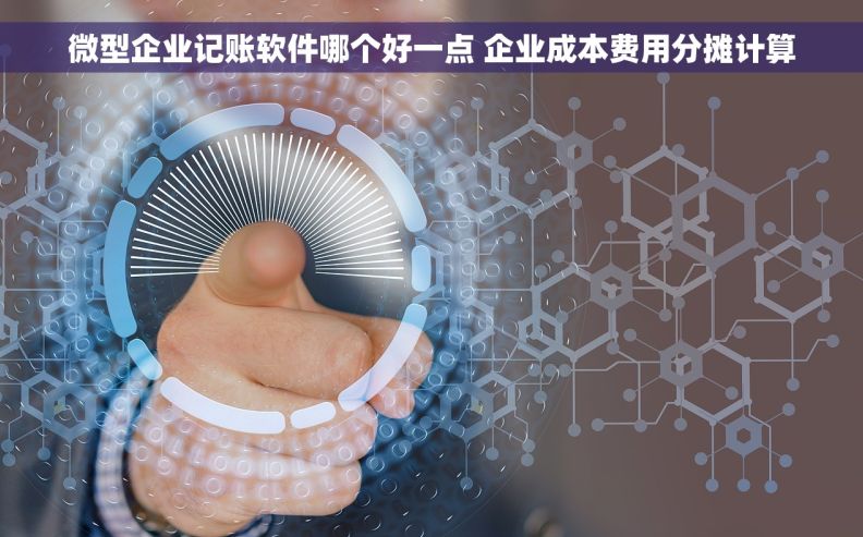 微型企业记账软件哪个好一点 企业成本费用分摊计算