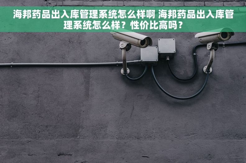海邦药品出入库管理系统怎么样啊 海邦药品出入库管理系统怎么样？性价比高吗？
