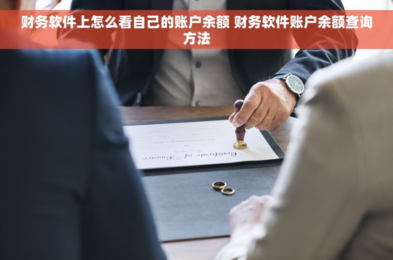 财务软件上怎么看自己的账户余额 财务软件账户余额查询方法