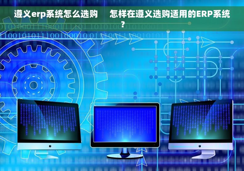 遵义erp系统怎么选购     怎样在遵义选购适用的ERP系统？