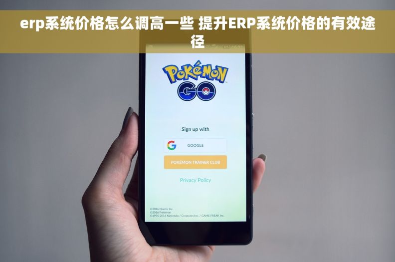erp系统价格怎么调高一些 提升ERP系统价格的有效途径