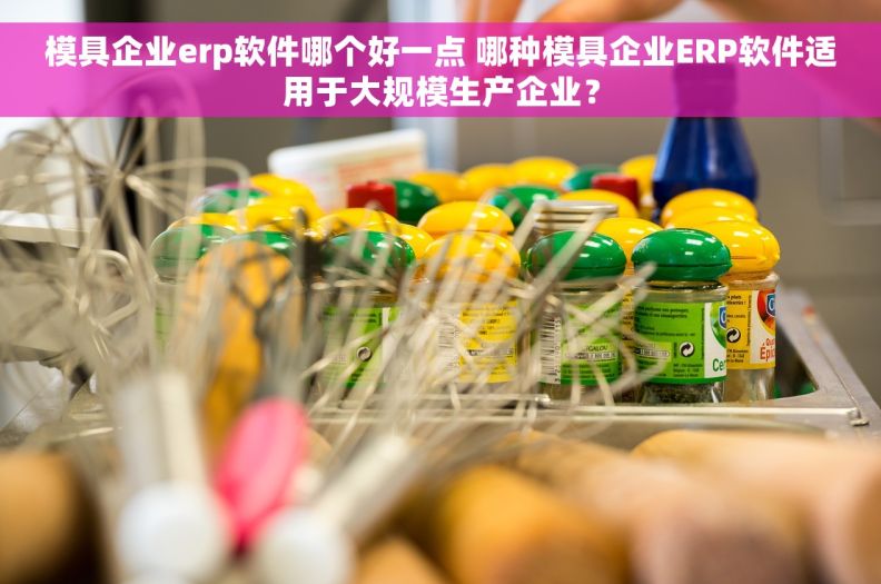 模具企业erp软件哪个好一点 哪种模具企业ERP软件适用于大规模生产企业？