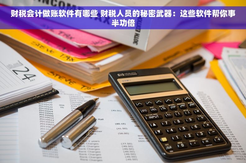 财税会计做账软件有哪些 财税人员的秘密武器：这些软件帮你事半功倍