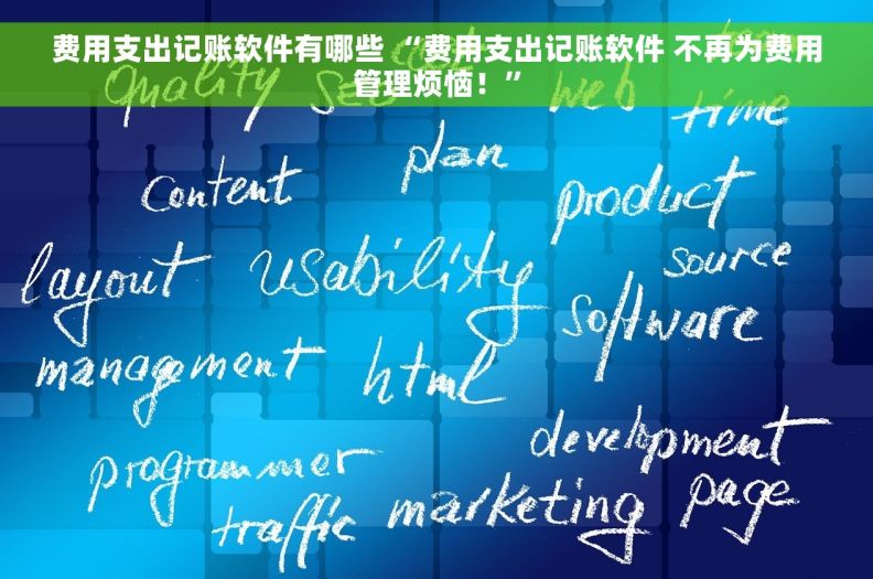 费用支出记账软件有哪些 “费用支出记账软件 不再为费用管理烦恼！”