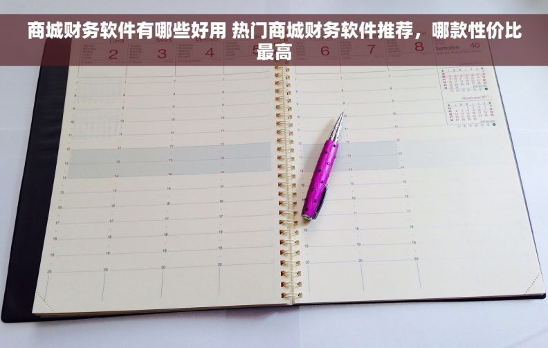 商城财务软件有哪些好用 热门商城财务软件推荐，哪款性价比最高