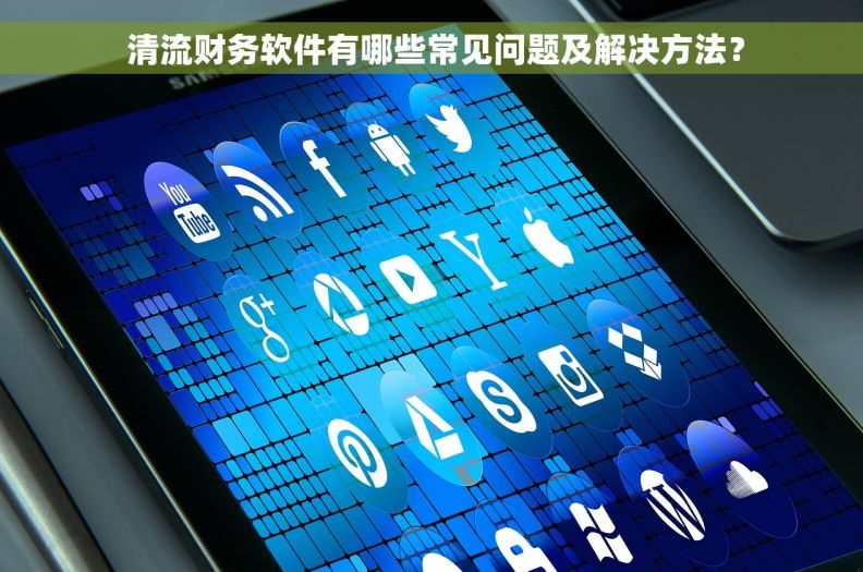  清流财务软件有哪些常见问题及解决方法？