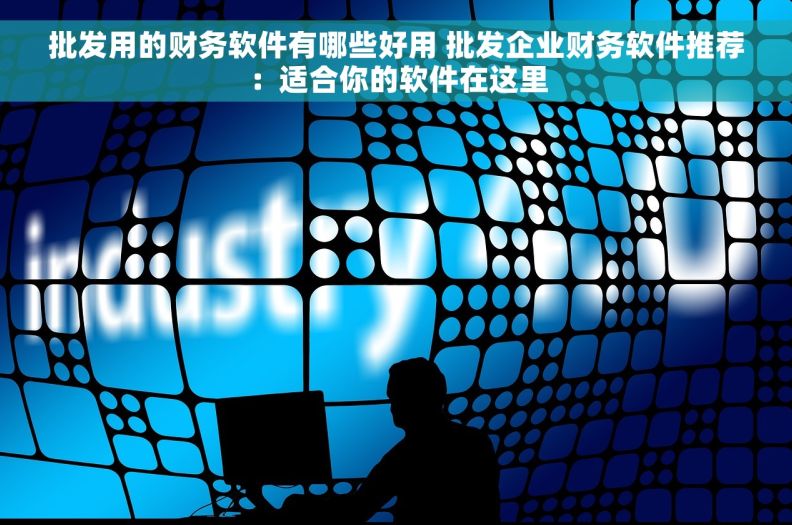 批发用的财务软件有哪些好用 批发企业财务软件推荐：适合你的软件在这里