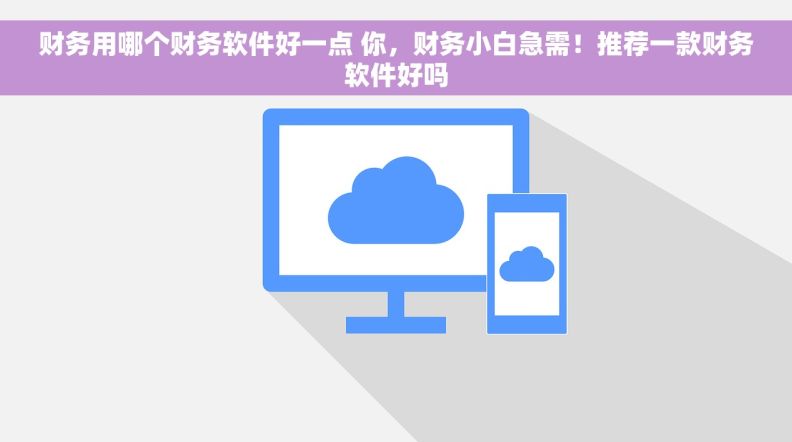 财务用哪个财务软件好一点 你，财务小白急需！推荐一款财务软件好吗