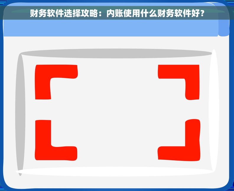 财务软件选择攻略：内账使用什么财务软件好？
