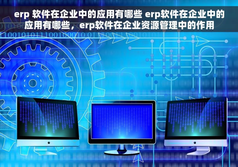 erp 软件在企业中的应用有哪些 erp软件在企业中的应用有哪些，erp软件在企业资源管理中的作用