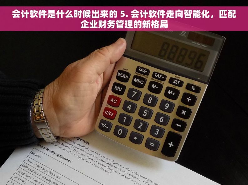 会计软件是什么时候出来的 5. 会计软件走向智能化，匹配企业财务管理的新格局