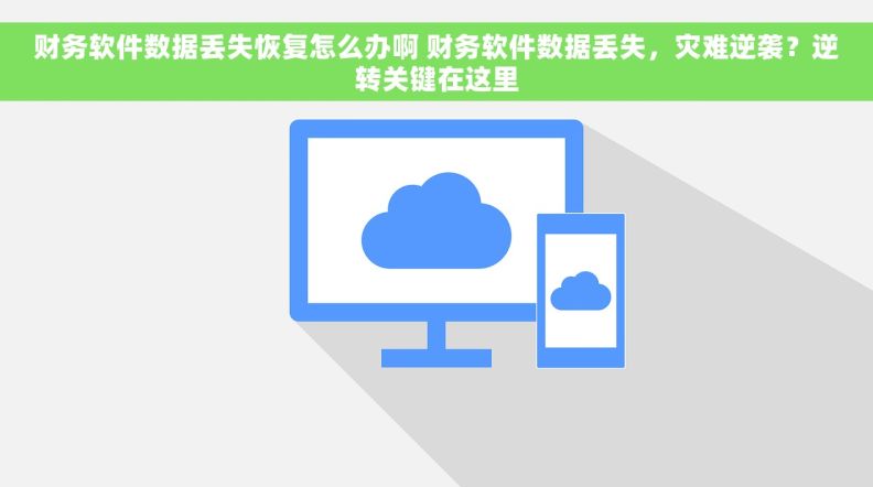 财务软件数据丢失恢复怎么办啊 财务软件数据丢失，灾难逆袭？逆转关键在这里