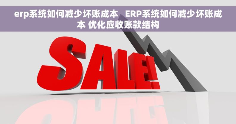 erp系统如何减少坏账成本   ERP系统如何减少坏账成本 优化应收账款结构