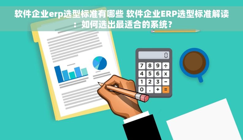 软件企业erp选型标准有哪些 软件企业ERP选型标准解读：如何选出最适合的系统？