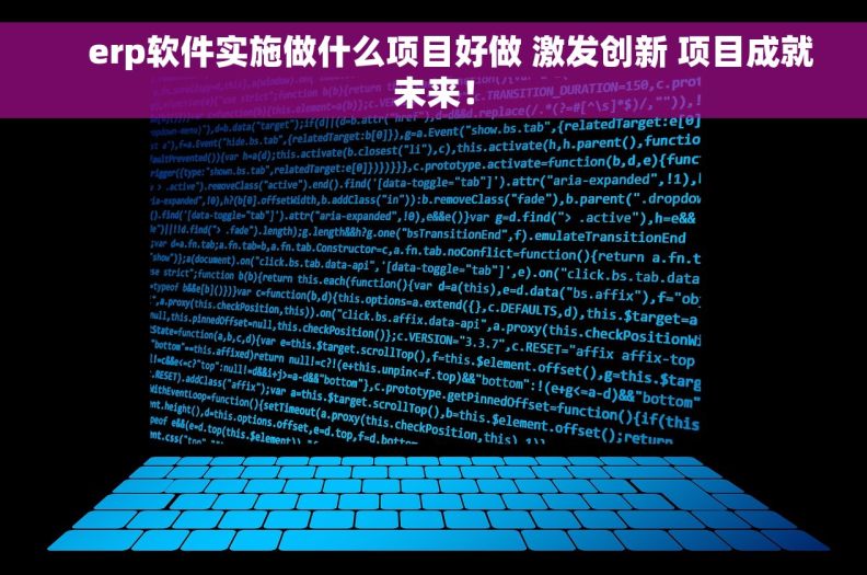     erp软件实施做什么项目好做 激发创新 项目成就未来！