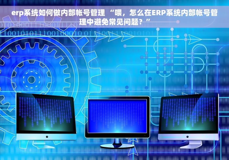 erp系统如何做内部帐号管理 “喂，怎么在ERP系统内部帐号管理中避免常见问题？”