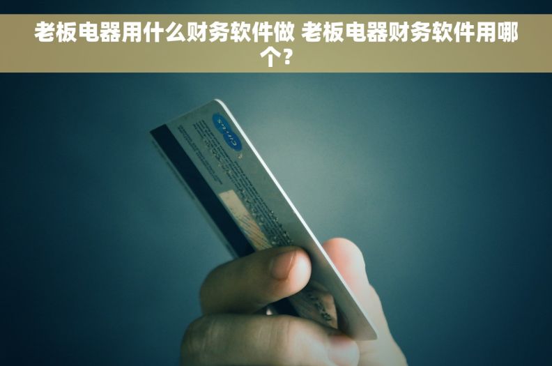 老板电器用什么财务软件做 老板电器财务软件用哪个？