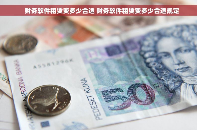     财务软件租赁费多少合适 财务软件租赁费多少合适规定