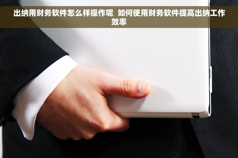 出纳用财务软件怎么样操作呢  如何使用财务软件提高出纳工作效率