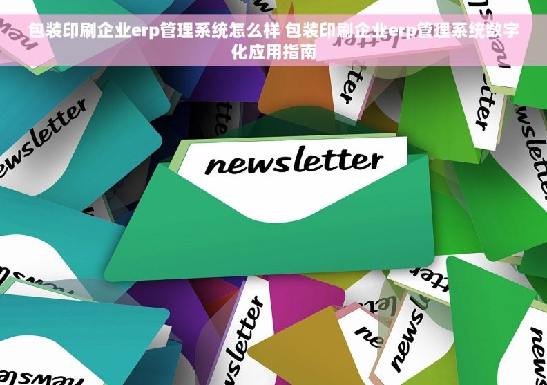 包装印刷企业erp管理系统怎么样 包装印刷企业erp管理系统数字化应用指南