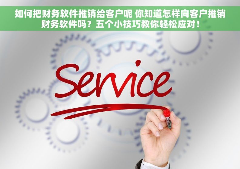 如何把财务软件推销给客户呢 你知道怎样向客户推销财务软件吗？五个小技巧教你轻松应对！