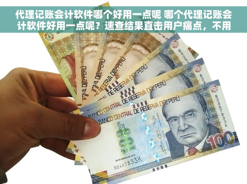 代理记账会计软件哪个好用一点呢 哪个代理记账会计软件好用一点呢？速查结果直击用户痛点，不用再纠结了