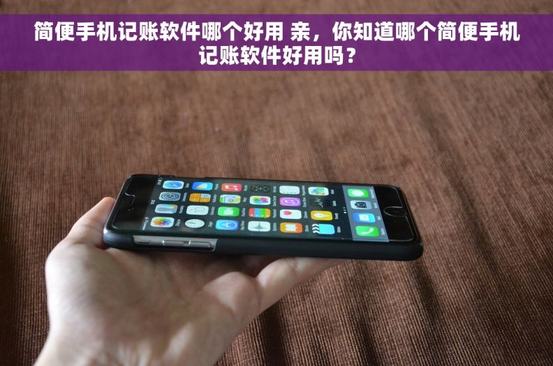 简便手机记账软件哪个好用 亲，你知道哪个简便手机记账软件好用吗？