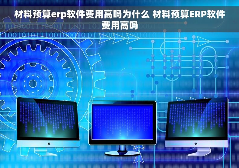 材料预算erp软件费用高吗为什么 材料预算ERP软件费用高吗