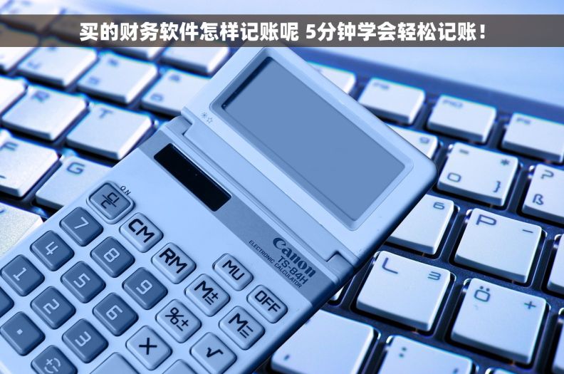买的财务软件怎样记账呢 5分钟学会轻松记账！