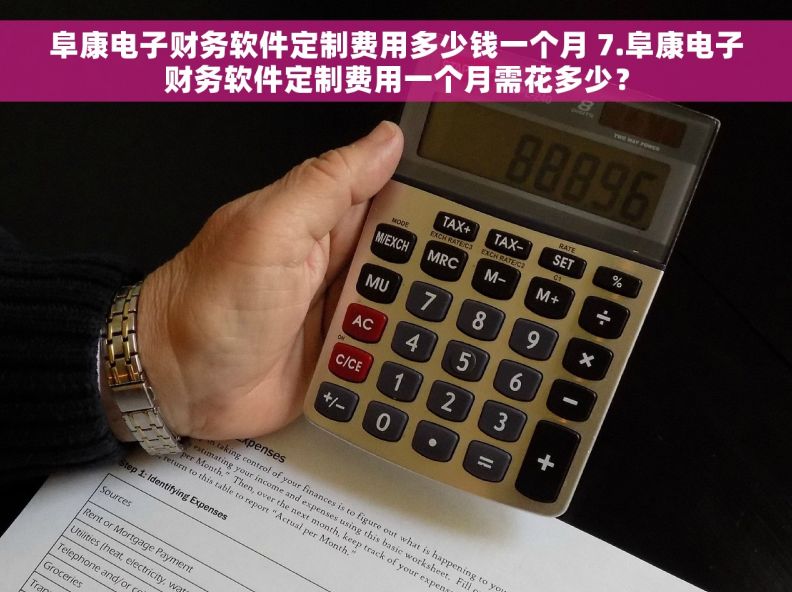 阜康电子财务软件定制费用多少钱一个月 7.阜康电子财务软件定制费用一个月需花多少？