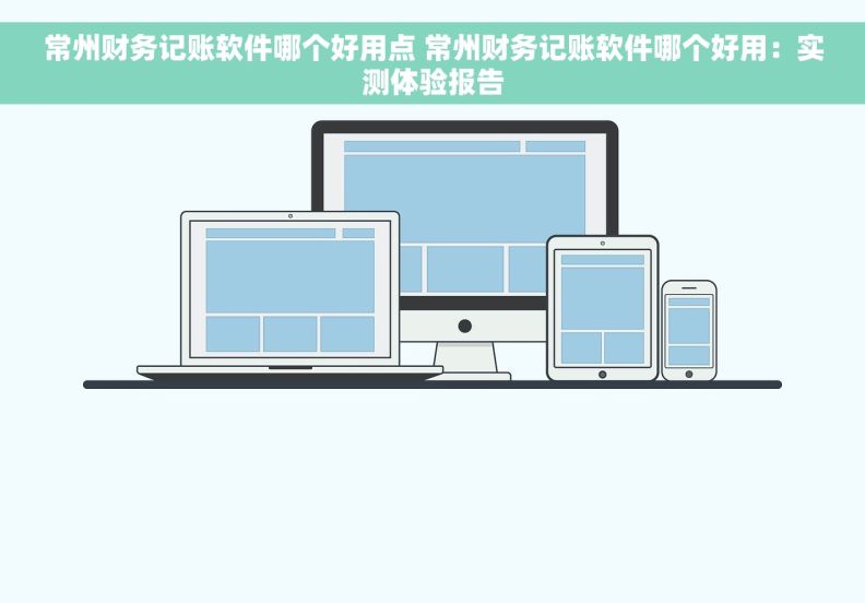 常州财务记账软件哪个好用点 常州财务记账软件哪个好用：实测体验报告