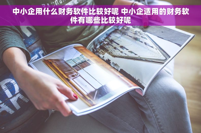 中小企用什么财务软件比较好呢 中小企适用的财务软件有哪些比较好呢