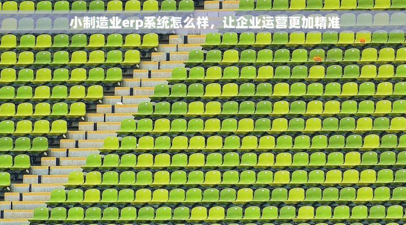  小制造业erp系统怎么样，让企业运营更加精准