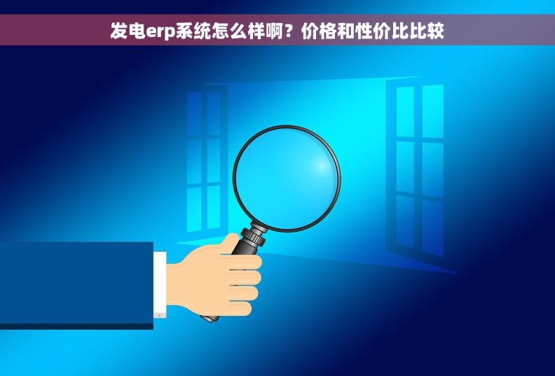 发电erp系统怎么样啊？价格和性价比比较