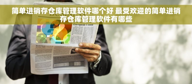简单进销存仓库管理软件哪个好 最受欢迎的简单进销存仓库管理软件有哪些