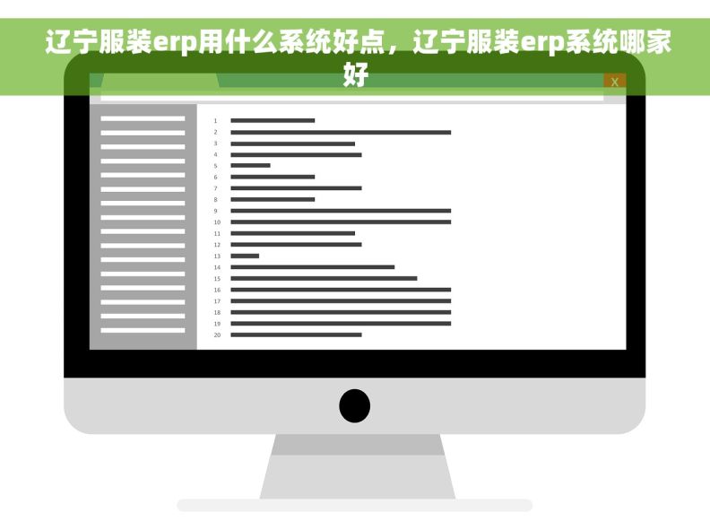  辽宁服装erp用什么系统好点，辽宁服装erp系统哪家好