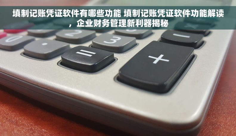 填制记账凭证软件有哪些功能 填制记账凭证软件功能解读，企业财务管理新利器揭秘