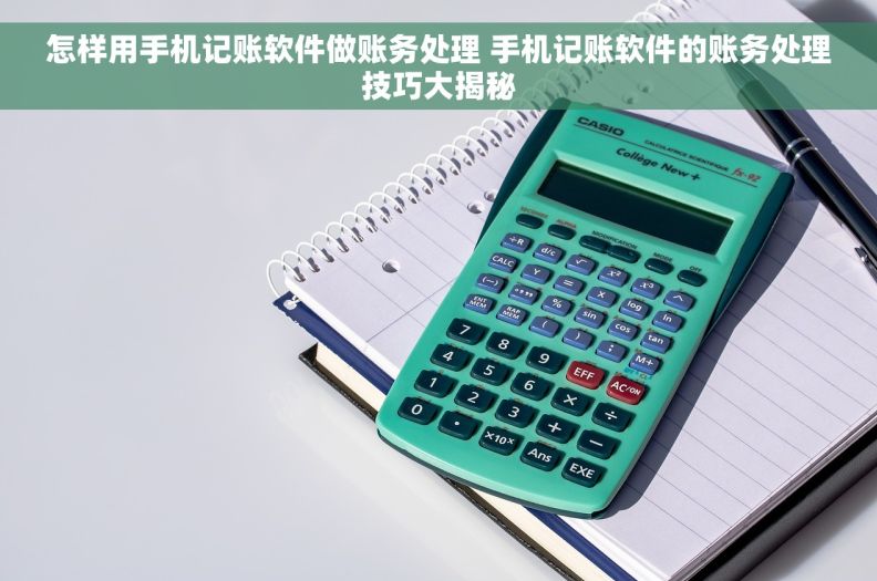 怎样用手机记账软件做账务处理 手机记账软件的账务处理技巧大揭秘