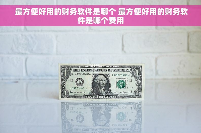  最方便好用的财务软件是哪个 最方便好用的财务软件是哪个费用