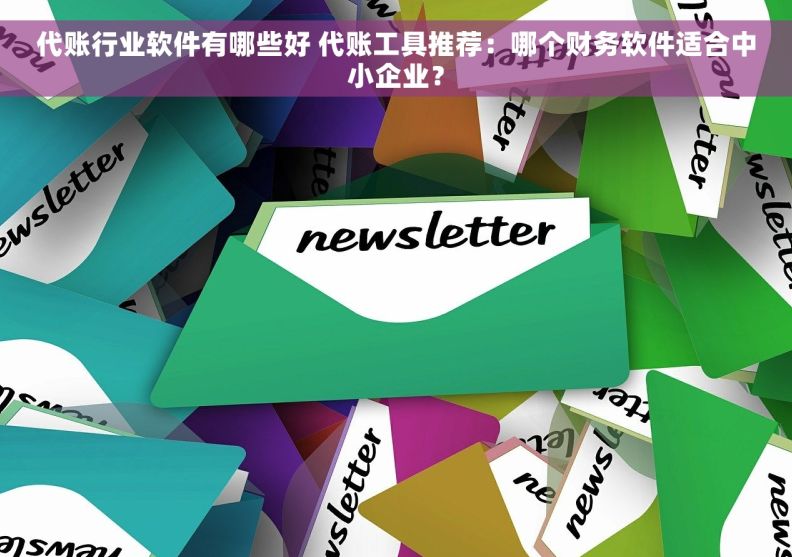 代账行业软件有哪些好 代账工具推荐：哪个财务软件适合中小企业？