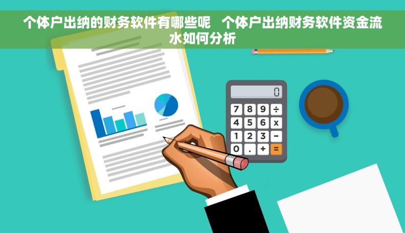 个体户出纳的财务软件有哪些呢   个体户出纳财务软件资金流水如何分析