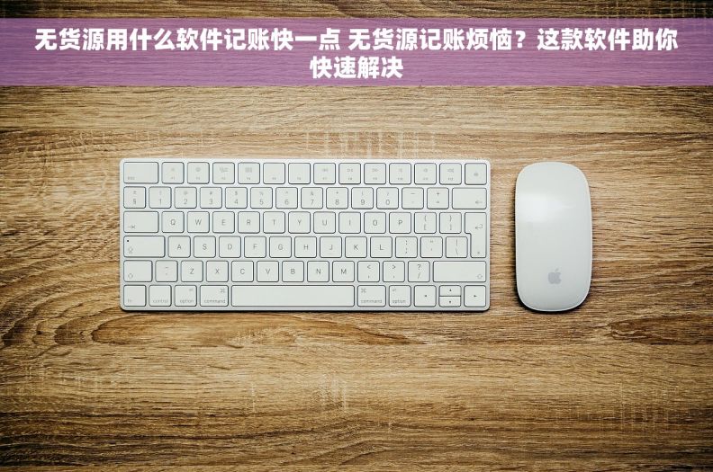 无货源用什么软件记账快一点 无货源记账烦恼？这款软件助你快速解决