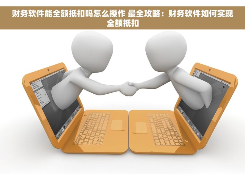 财务软件能全额抵扣吗怎么操作 最全攻略：财务软件如何实现全额抵扣