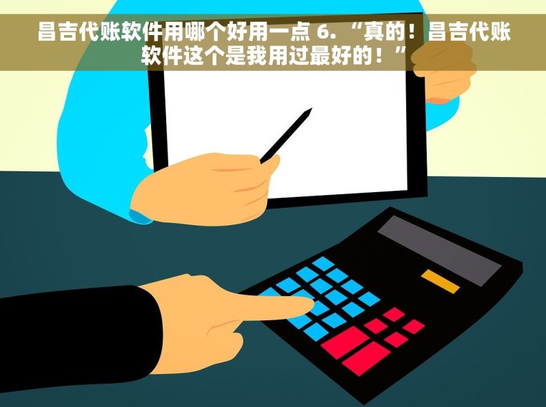 昌吉代账软件用哪个好用一点 6. “真的！昌吉代账软件这个是我用过最好的！”