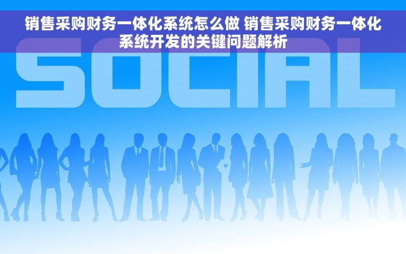 销售采购财务一体化系统怎么做 销售采购财务一体化系统开发的关键问题解析