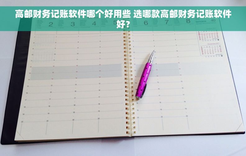 高邮财务记账软件哪个好用些 选哪款高邮财务记账软件好？