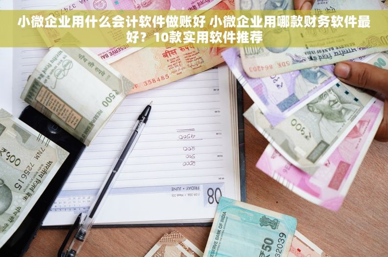 小微企业用什么会计软件做账好 小微企业用哪款财务软件最好？10款实用软件推荐